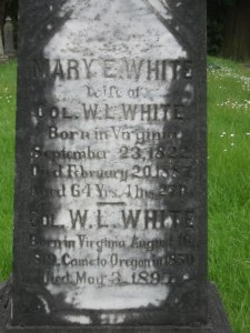 Mary E White